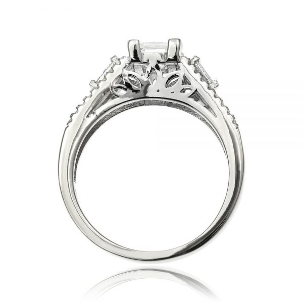 Inel de logodna argint Fancy Princess cu cristale/sant TRSR114, Corelle